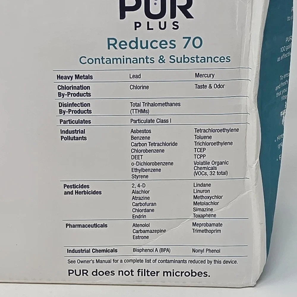 New! PUR Plus RF-9999 Faucet Water Filter Replacement 4 Pack ~ Mineral Core